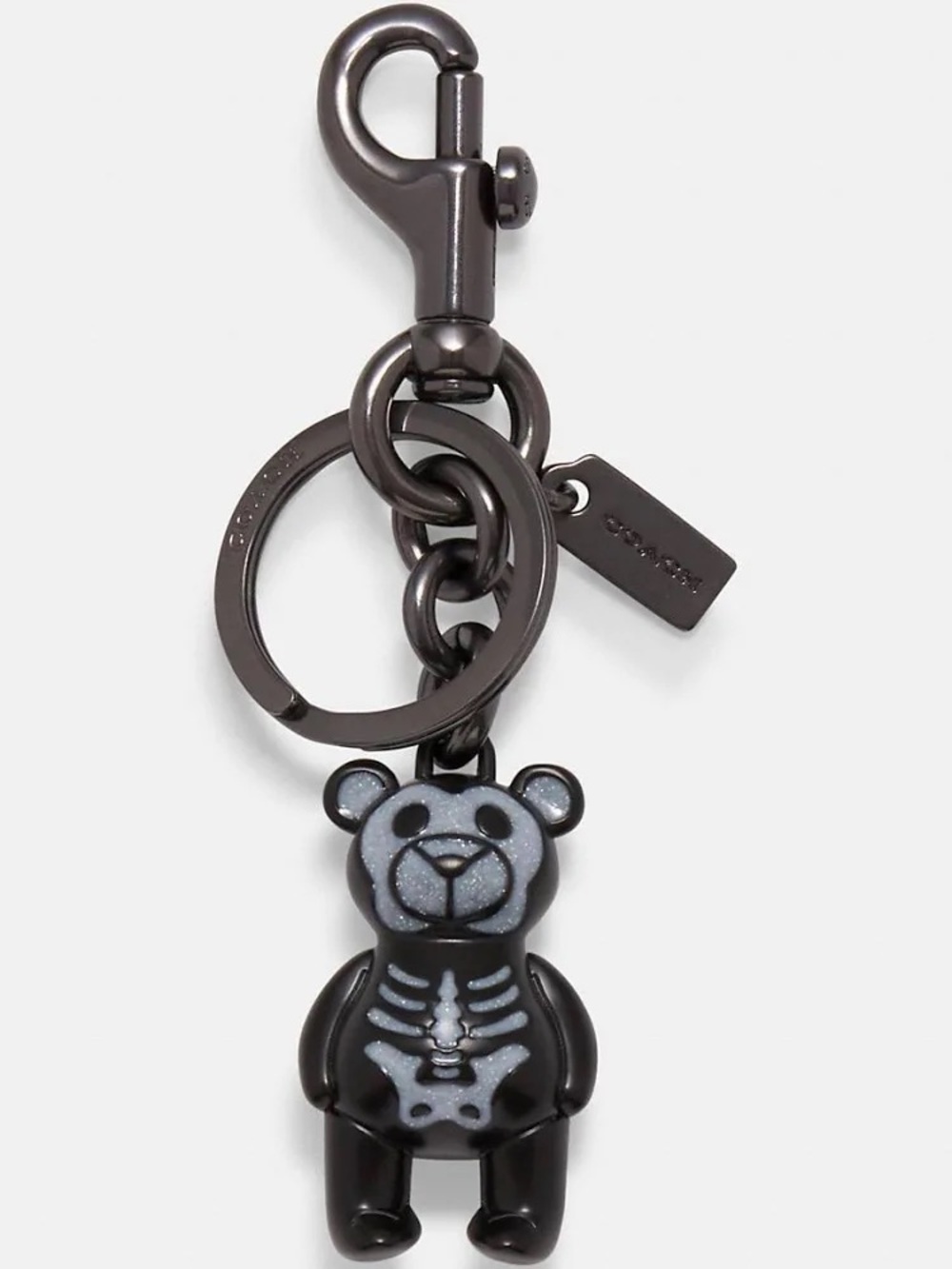 Coach Skeleton Bear Bag Charm NWT